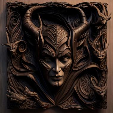 3D model st Maleficent (STL)